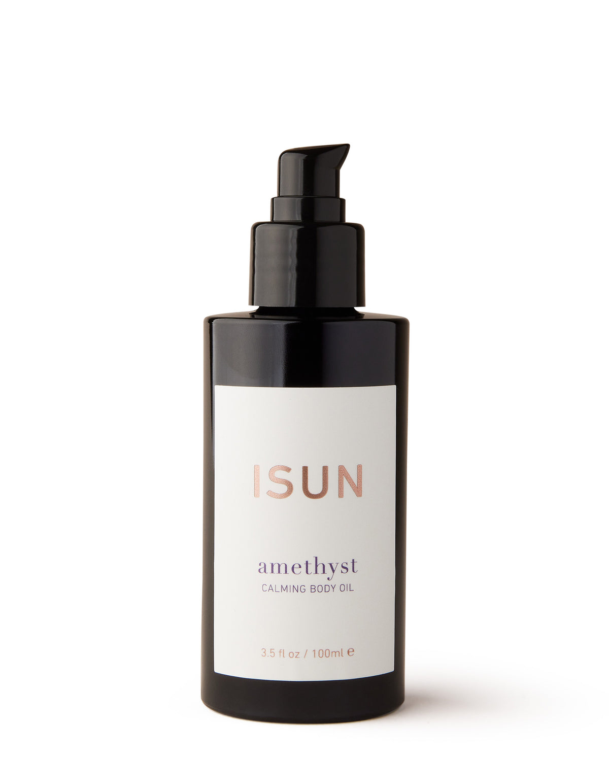 ISUN Amethyst Gemstone Body Oil 100ml Bottle