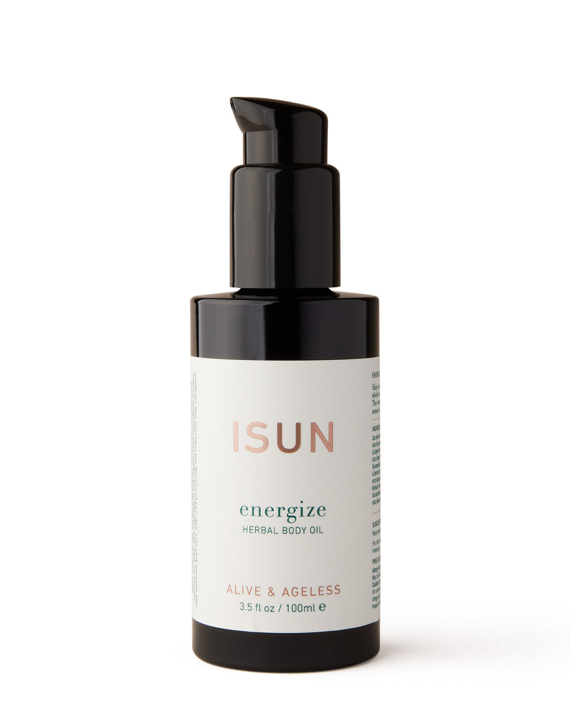 ISUN Energize Herbal Body Oil 100ml Bottle