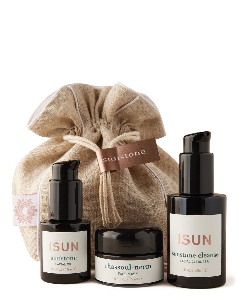 ISUN Sunstone Travel Pouch with Products