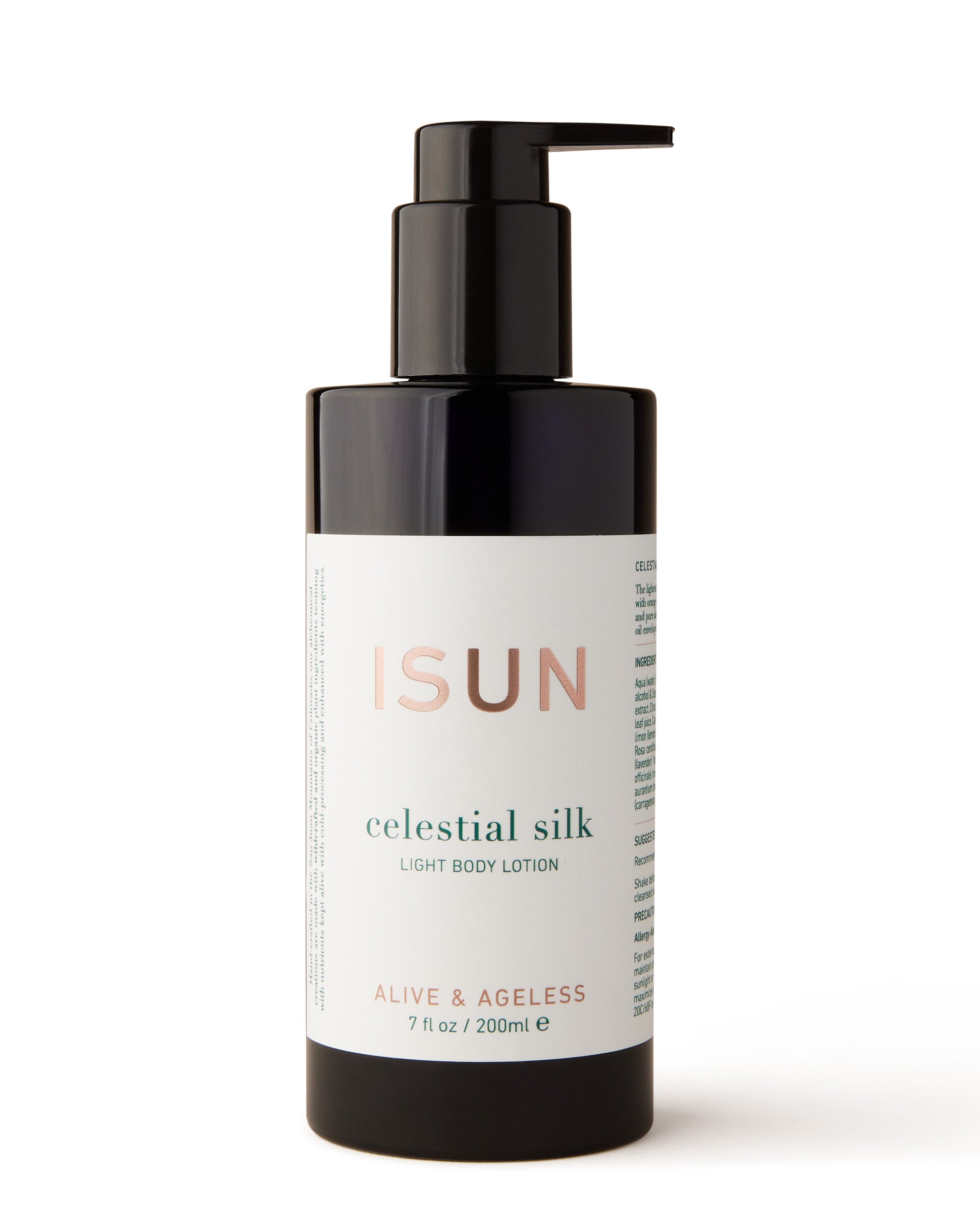 ISUN Celestial Silk Body Moisturising Lotion 200ml Bottle