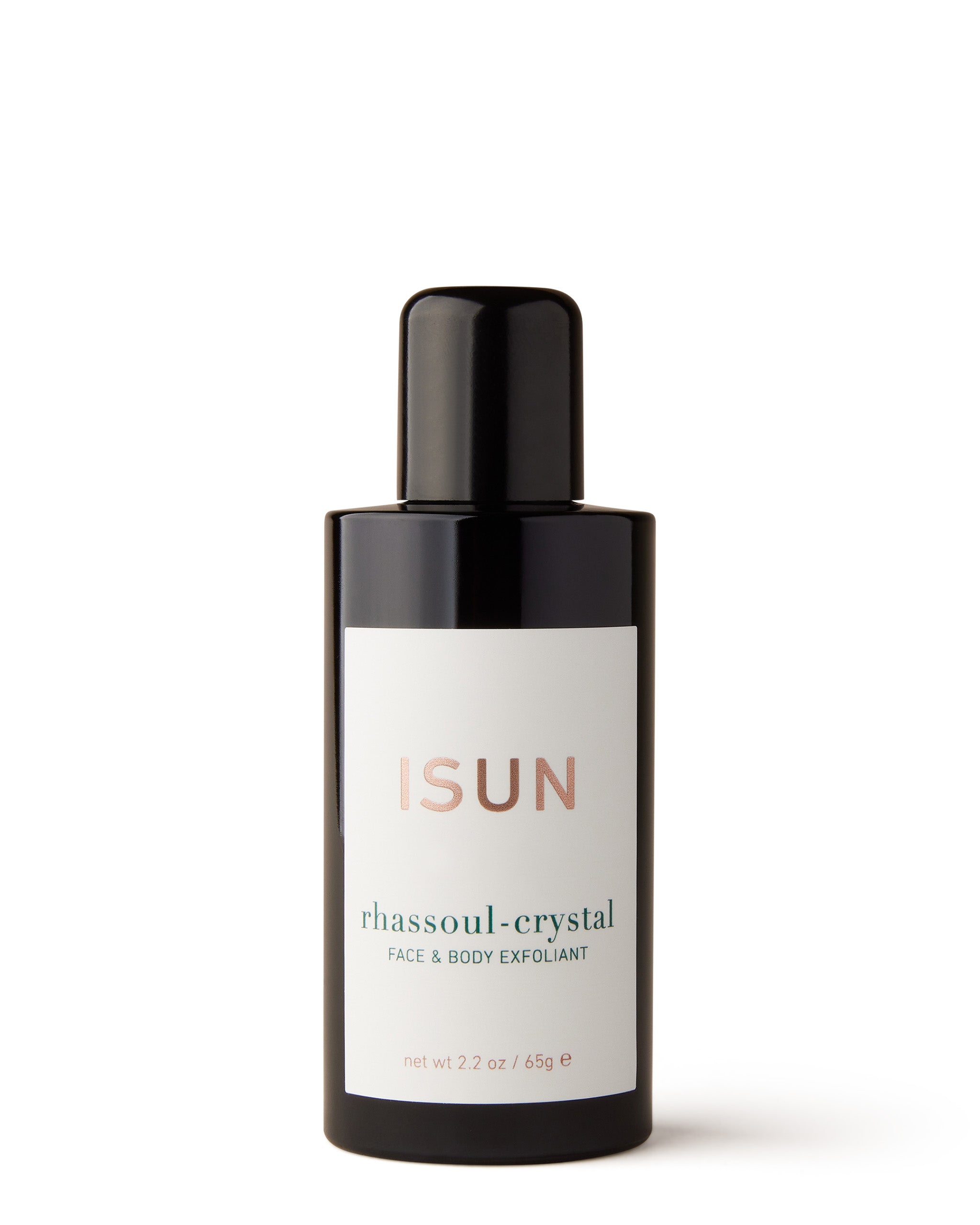 ISUN Rhassoul Crystal Face and Body Exfoliant 100ml Bottle