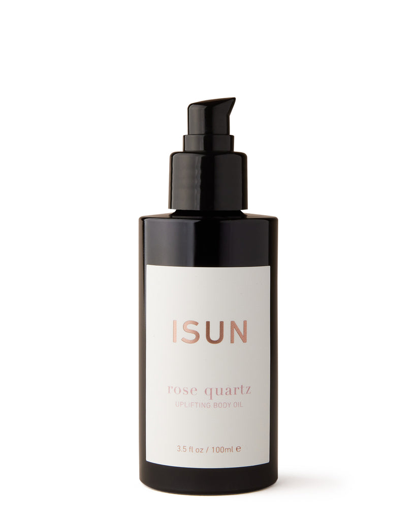 ISUN Rose Quartz Uplifting Body Oil 100ml Bottle